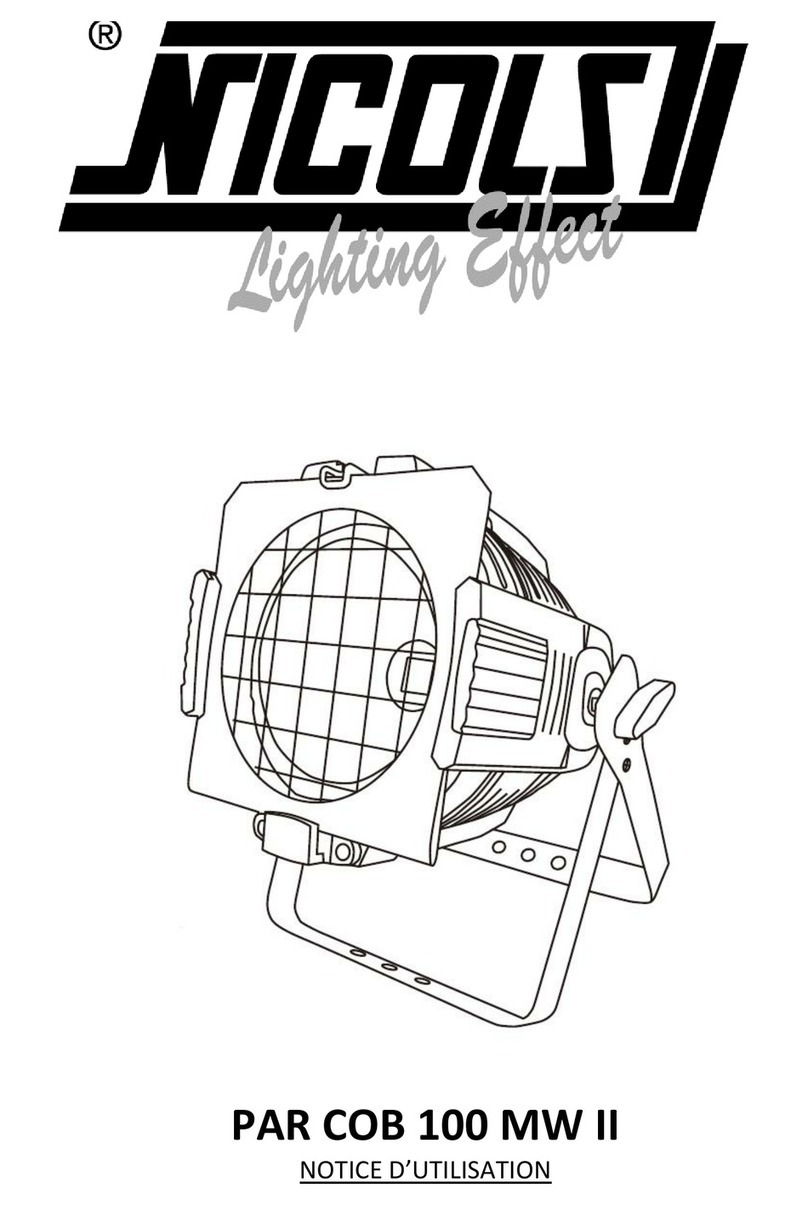 Nicols PAR COB 100 MW user manual