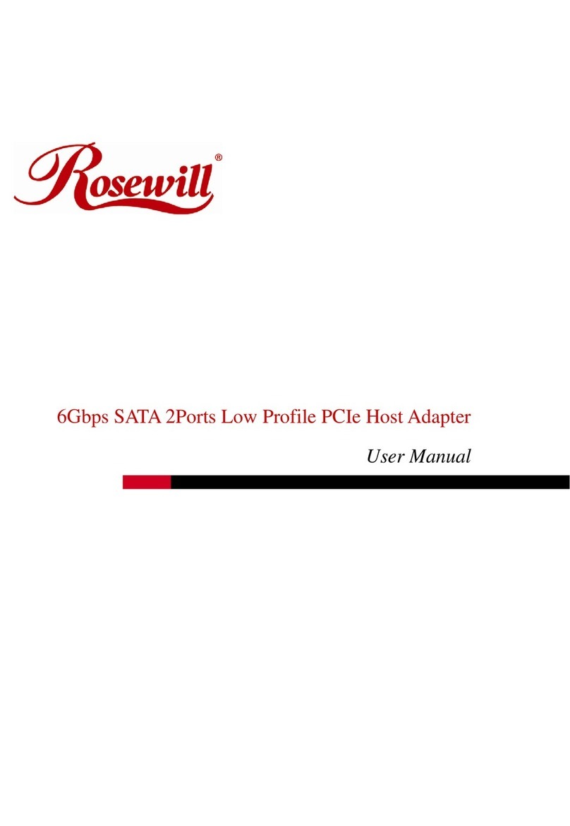 Rosewill PE-129 user manual