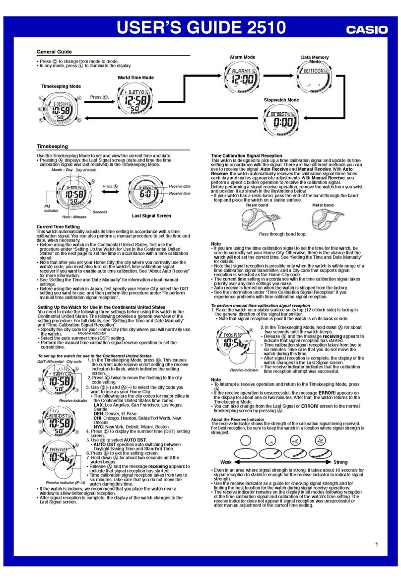 Casio 2510 User manual