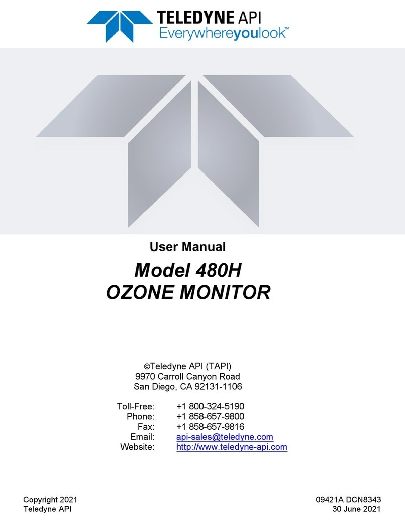 TELEDYNE API Everywhereyoulook 480H User manual