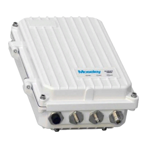 Moseley Event 5800 Installation and operating manual