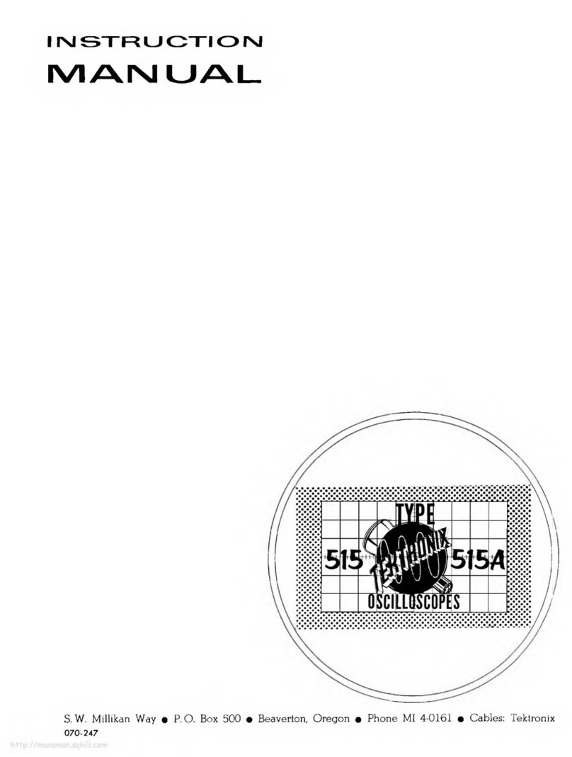 Tektronix 515 User manual