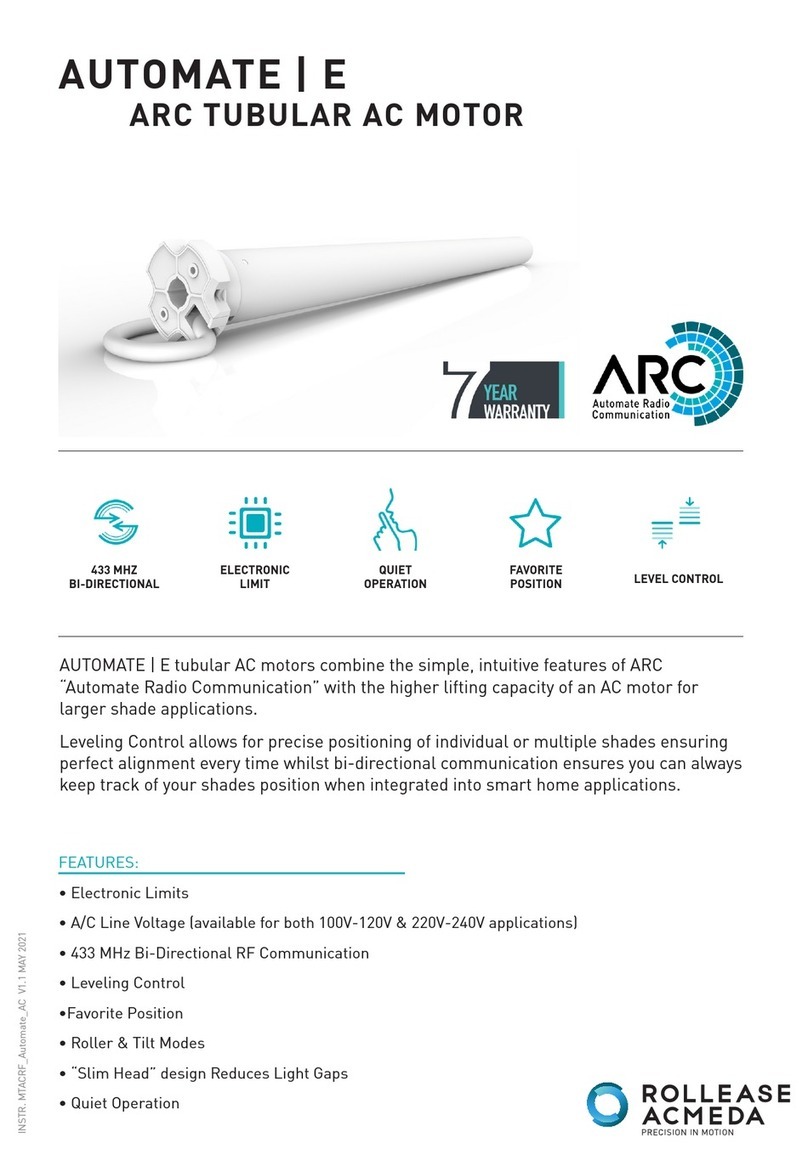 rollease acmeda Automate I E manual