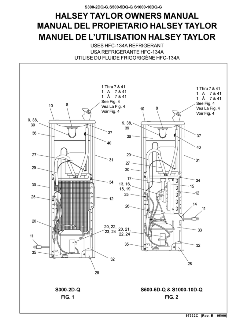 Halsey Taylor USES HFC-134A REFRIGERANT User manual Halsey Taylor USES HFC-134A REFRIGERANT User manual