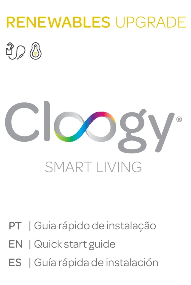 Cloogy RENEWABLES UPGRADE quick start guide