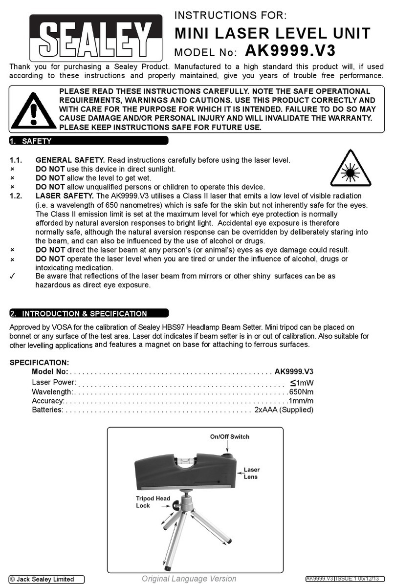 Sealey AK9999.V3 User manual