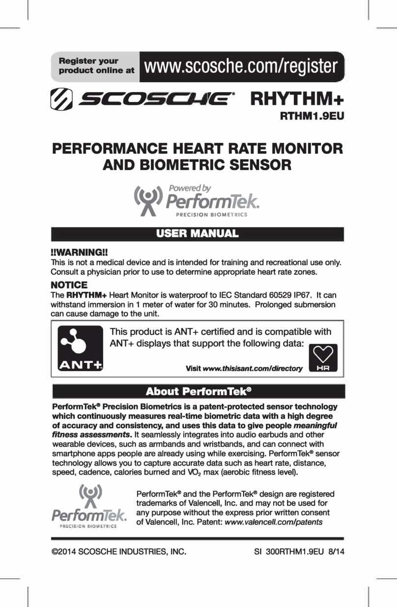 Scosche RHYTHM+ User manual