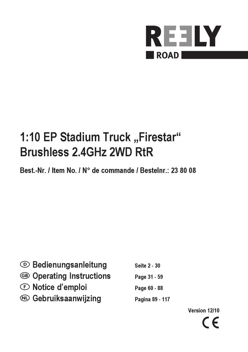 Reely ROAD Firestar operating instructions