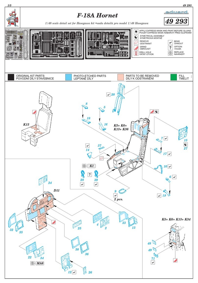 Eduard F-18A Hornet quick start guide