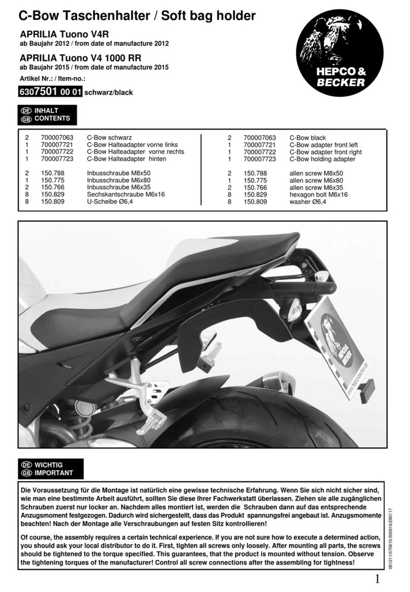 hepco & becker 6307501 00 01 manual