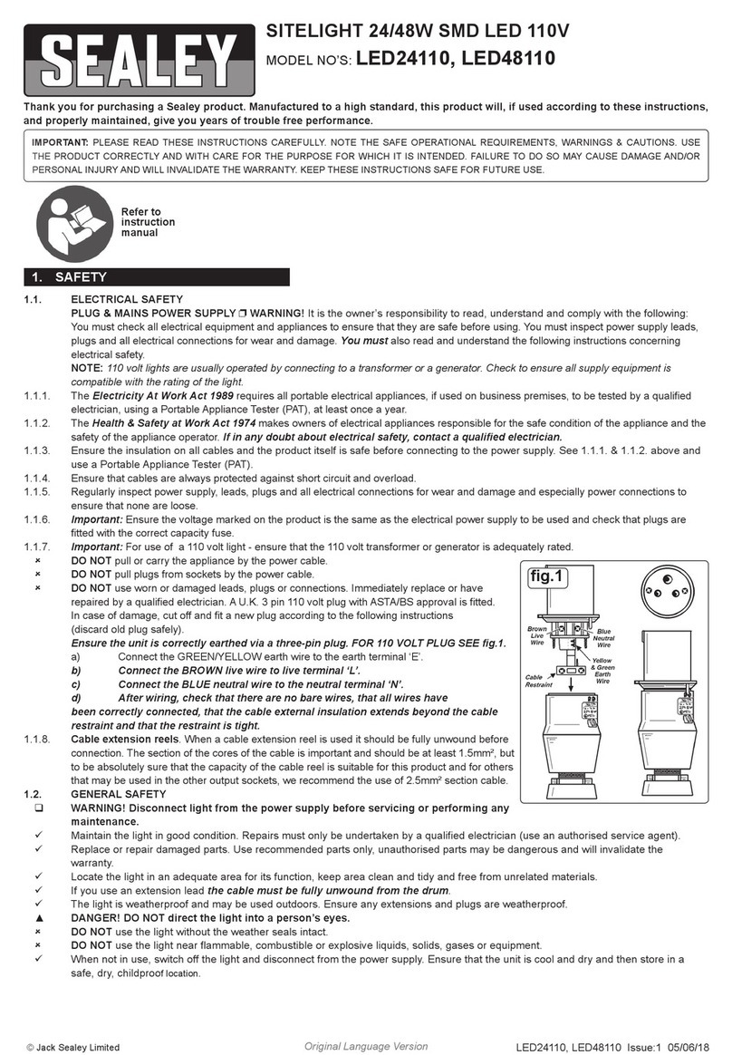 Sealey LED24110 User manual