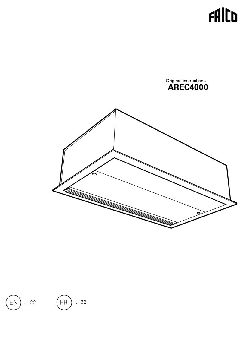 Frico AREC4000 Series Original instructions