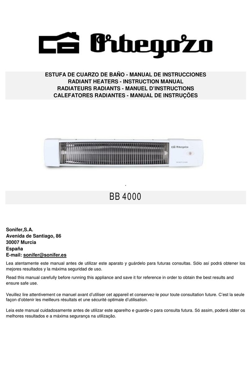 Orbegozo BB 4000 instruction manual