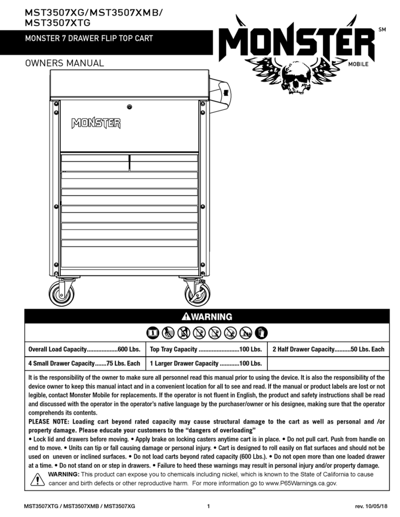 MONSTER MOBILE MST3507XG owner's manual
