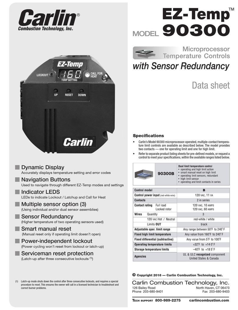 Carlin EZ-Temp 90300 User manual