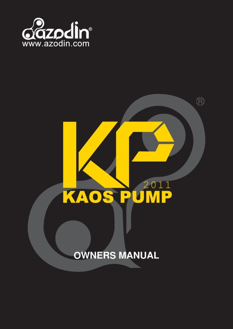 Azodin KP2011 owner's manual