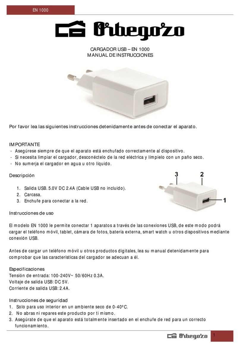 Orbegozo EN 1000 instruction manual