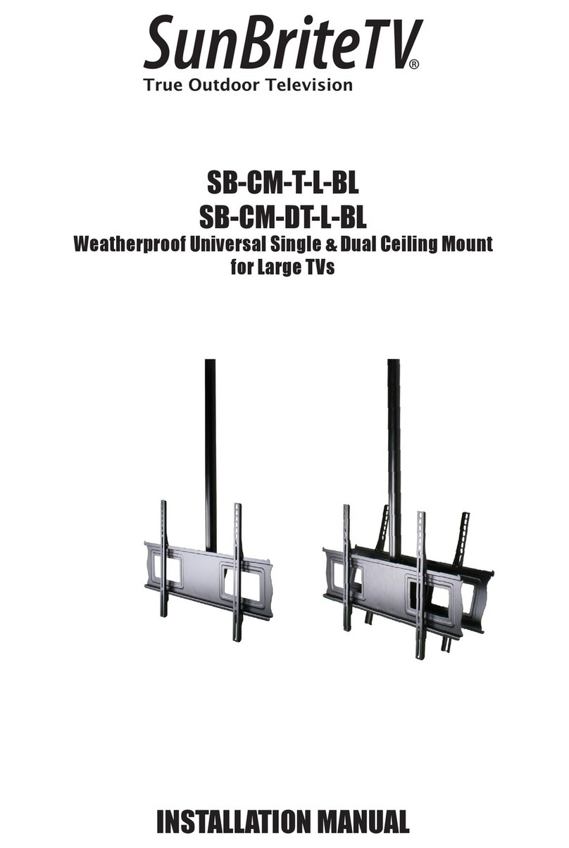 SunBriteTV SB-CM-T-L-BL User manual