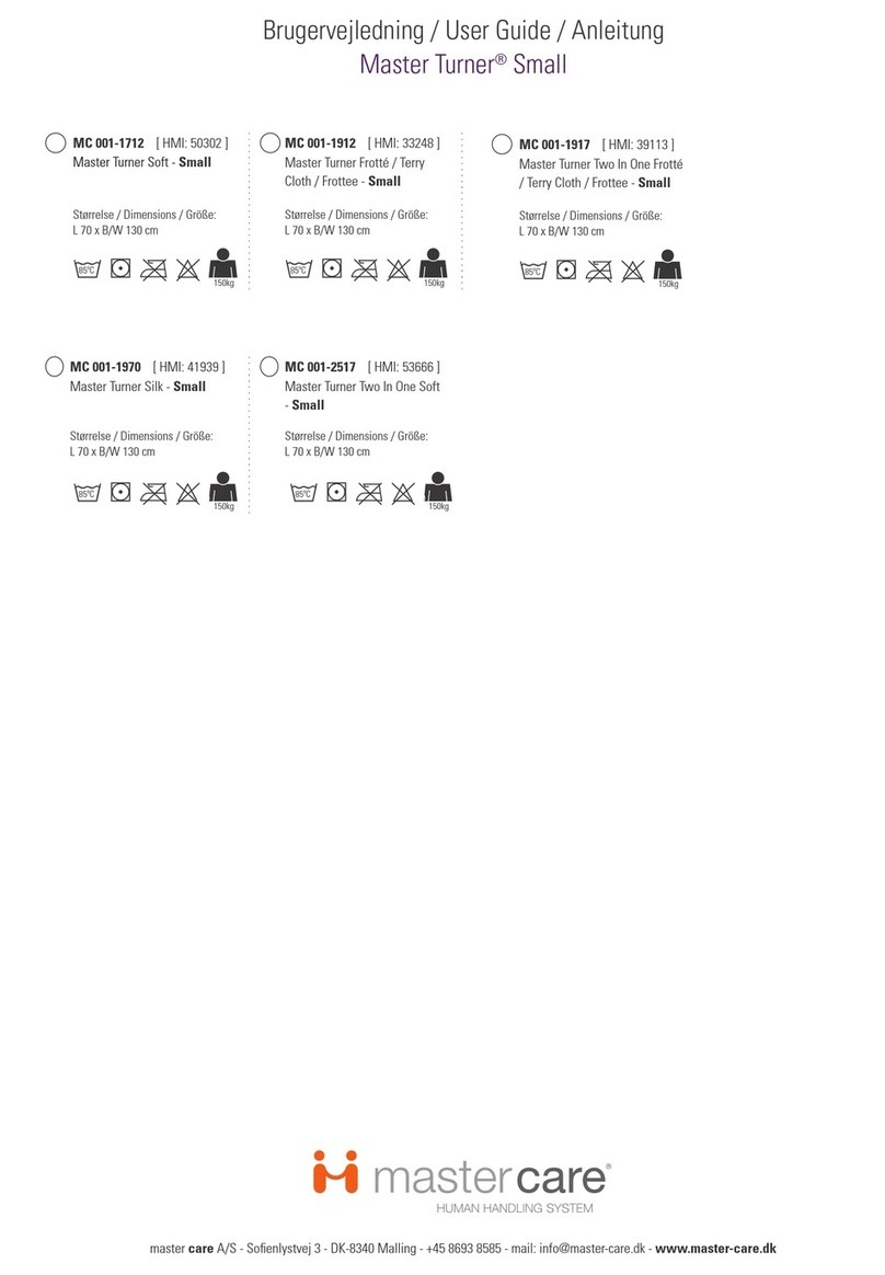 Mastercare Master Turner Small user guide