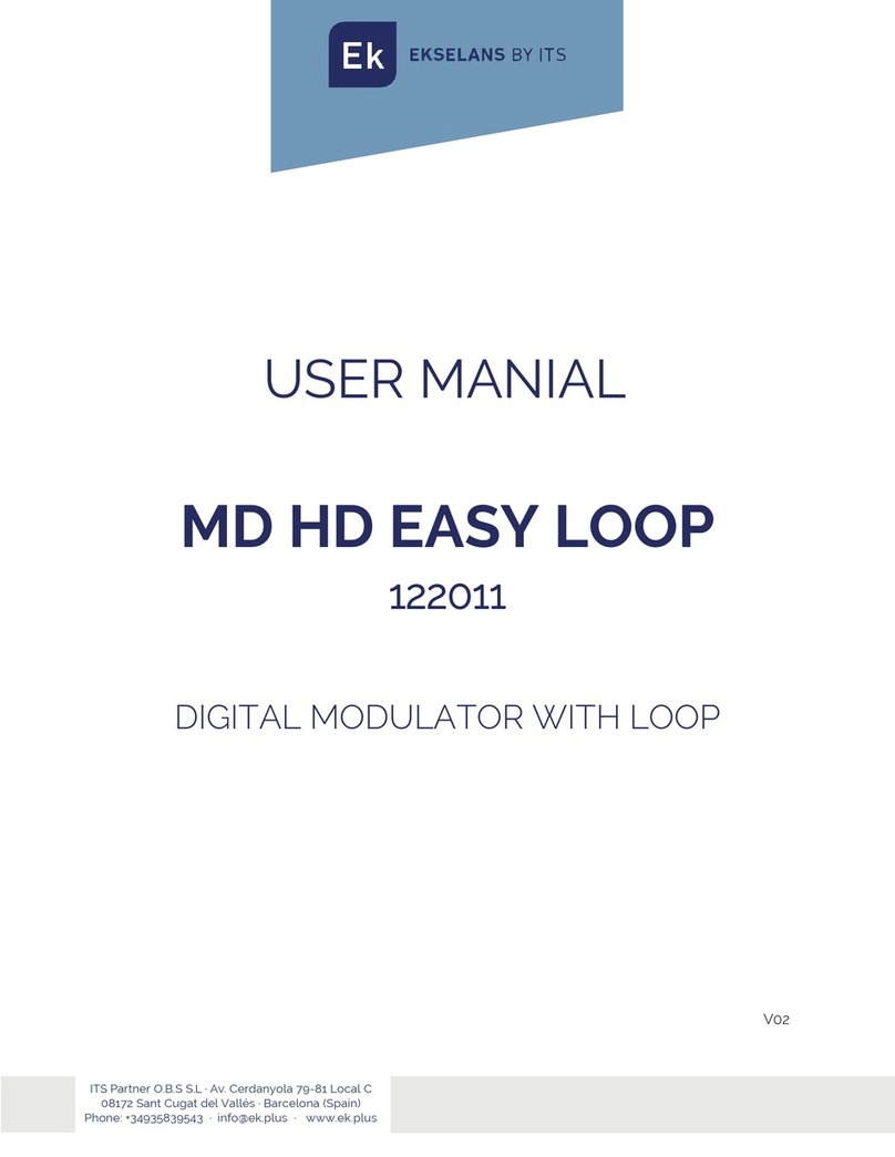 ITS Telecom EKSELANS MD HD EASY LOOP user manual