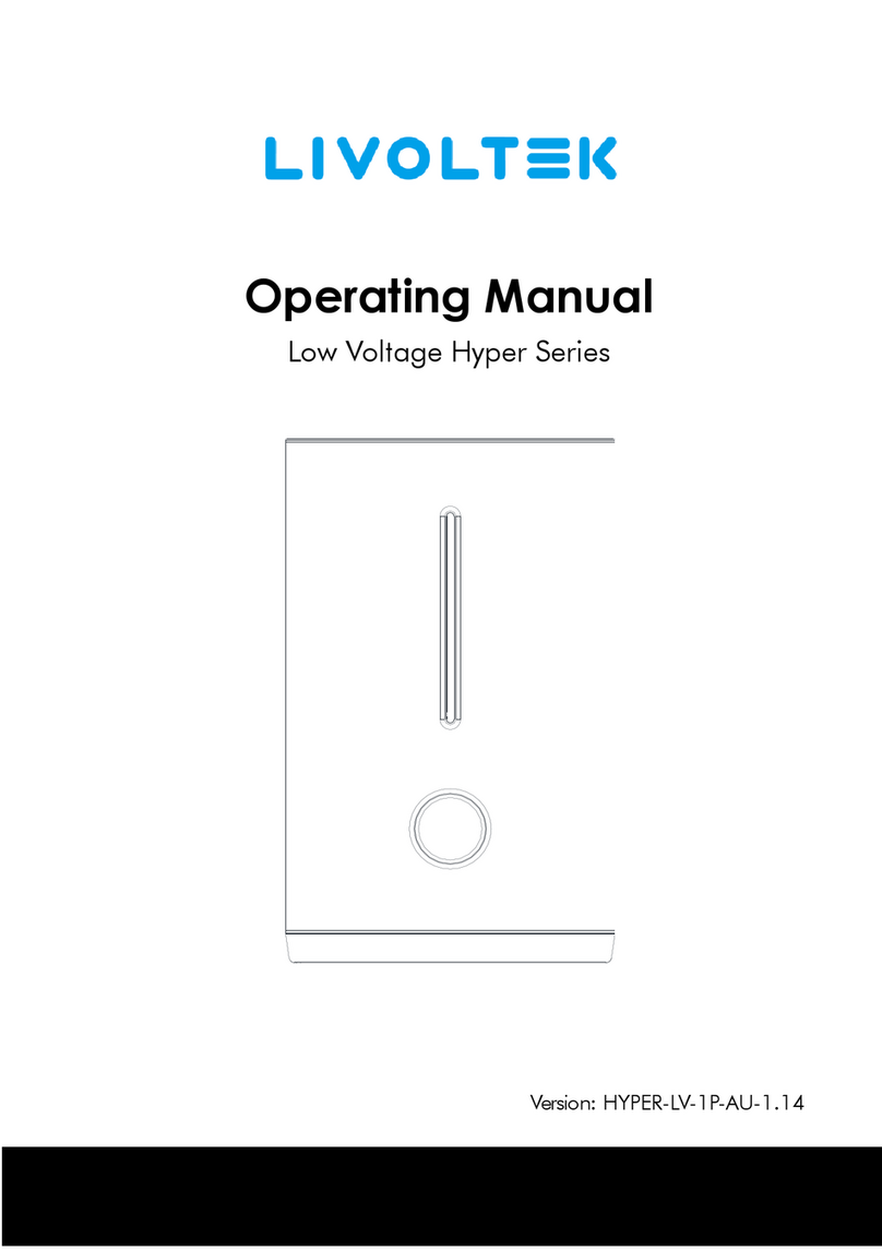 LIVOLTEK Hyper Series operating manual