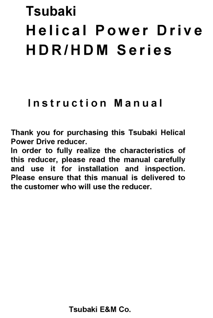 Tsubaki HDR Series instruction manual