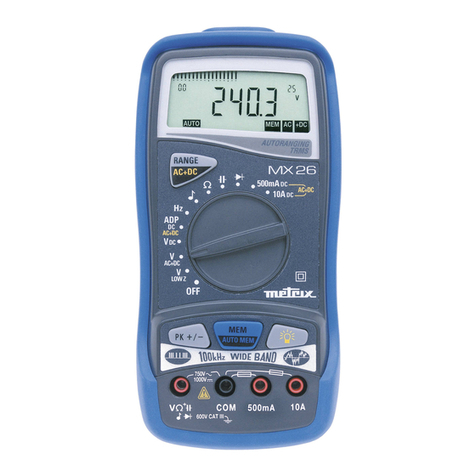 Metrix MX 26 User manual