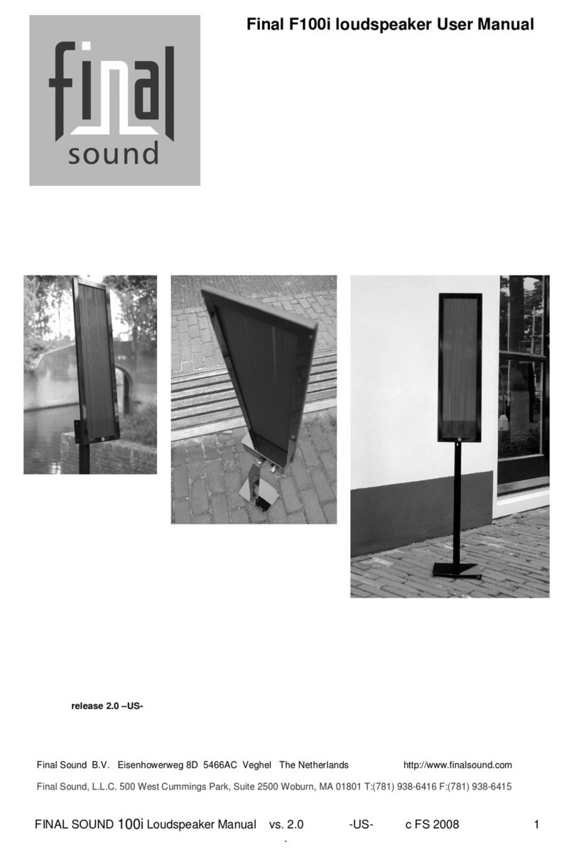 Final F100i User manual