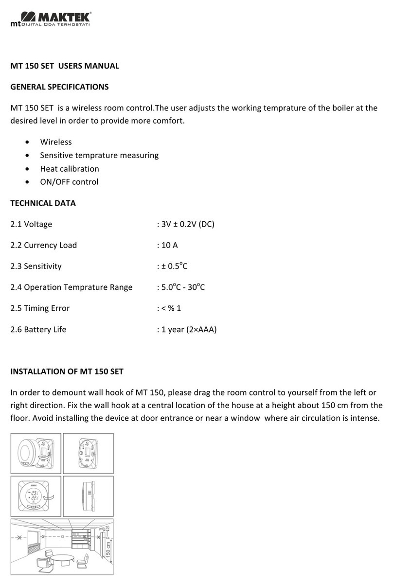 Maktek MT 150 SET user manual