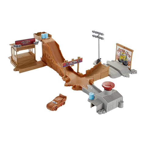 Mattel Disney PIXAR Cars 3 THUNDER HOLLOW CHALLENGE User manual