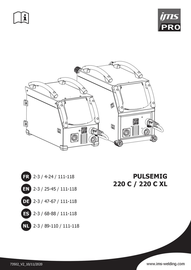 ims PRO PULSEMIG 220 C manual