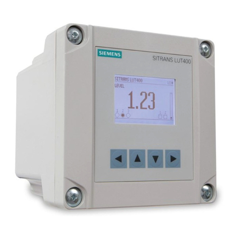 Siemens SITRANS LUT400 operating instructions