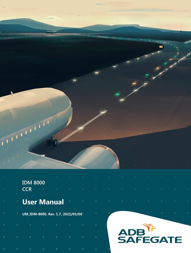 ADB Safegate IDM 8000 user manual