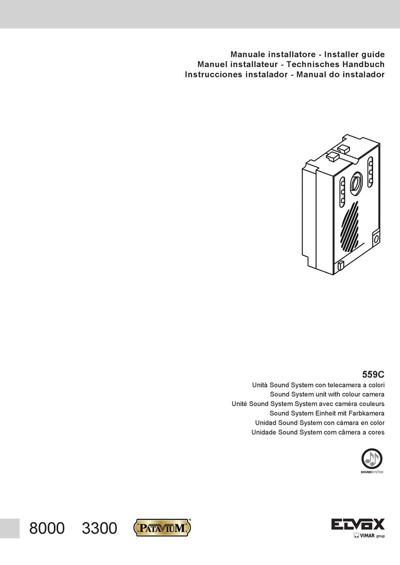 Vimar Elvox 559C Assembly instructions