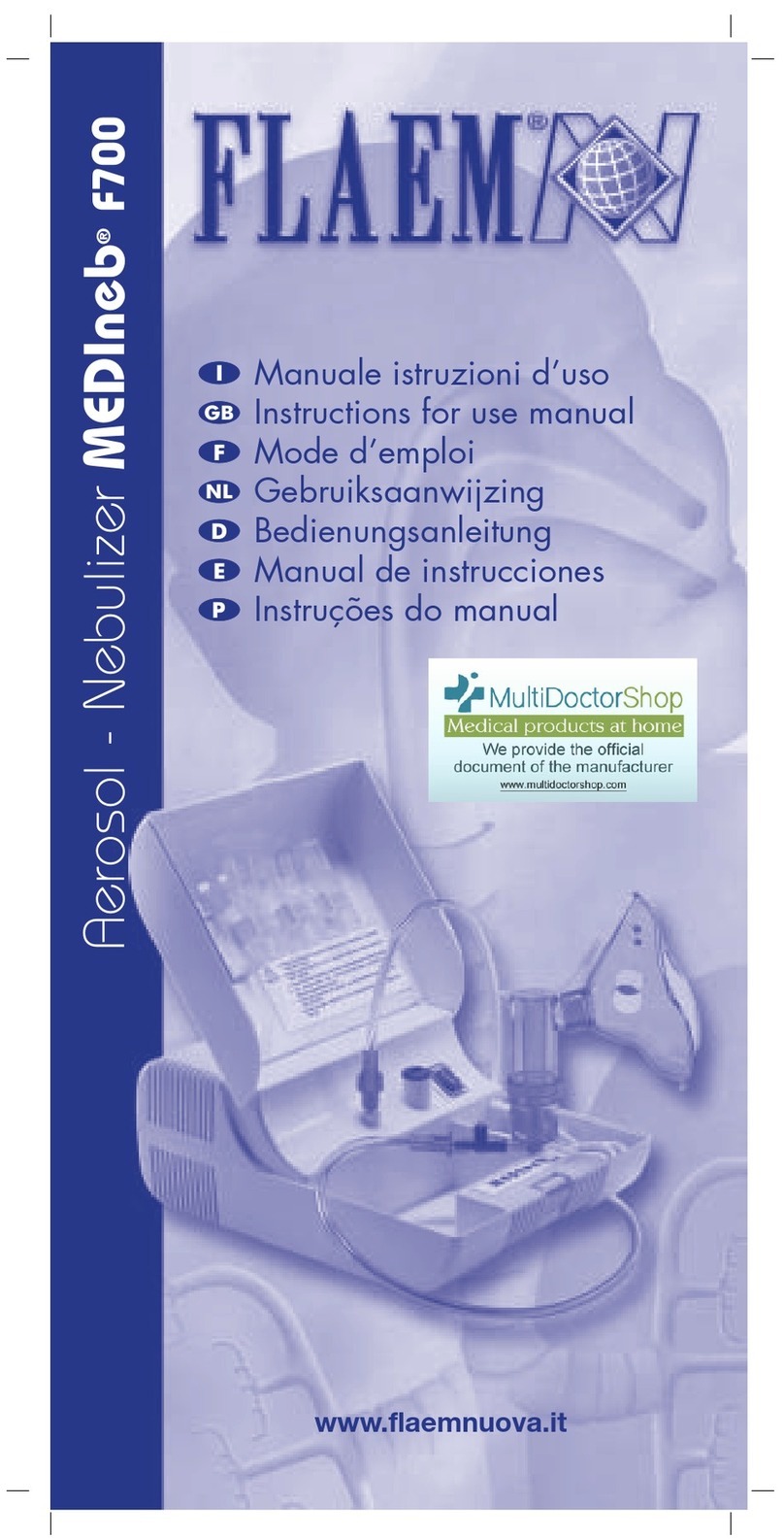 FLAEM NUOVA MEDIneb F700 Instructions for use manual