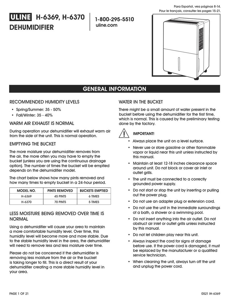 U-Line H-6369 manual
