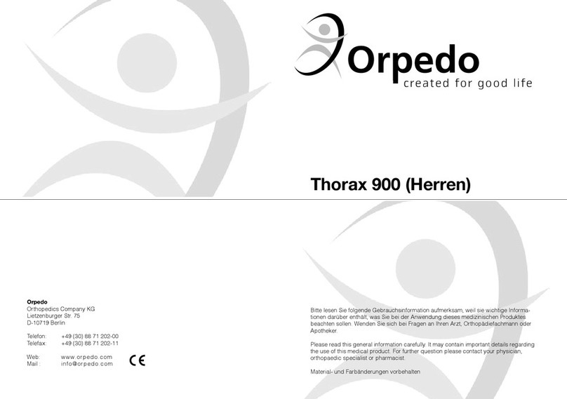Orpedo Thorax 900 Instructions for use
