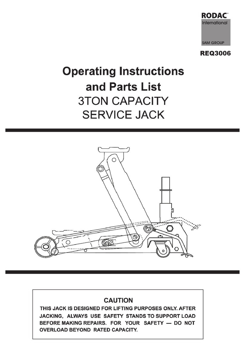 rodac REQ3006 Operating instructions and parts list