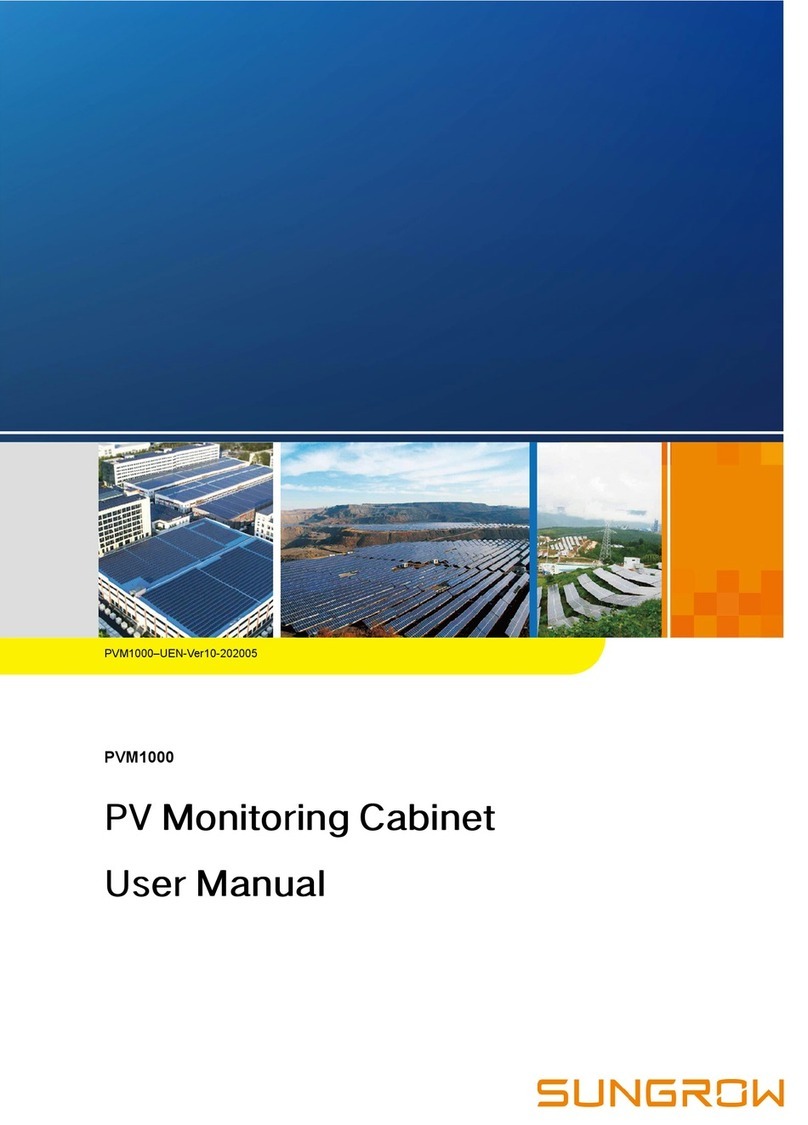 Sungrow PVM1000 User manual
