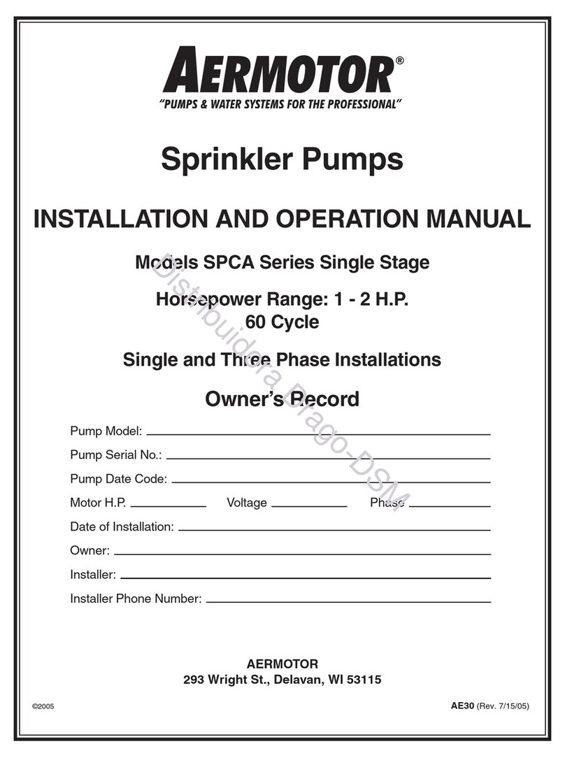aermotor SPCA Series User manual