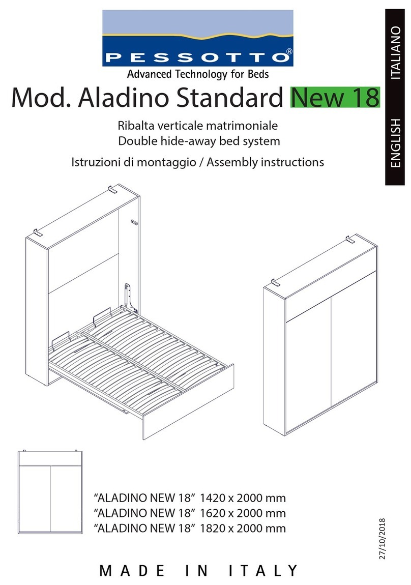 Pessotto Aladino Standard New 18 Assembly instructions Pessotto Aladino Standard New 18 Assembly instructions