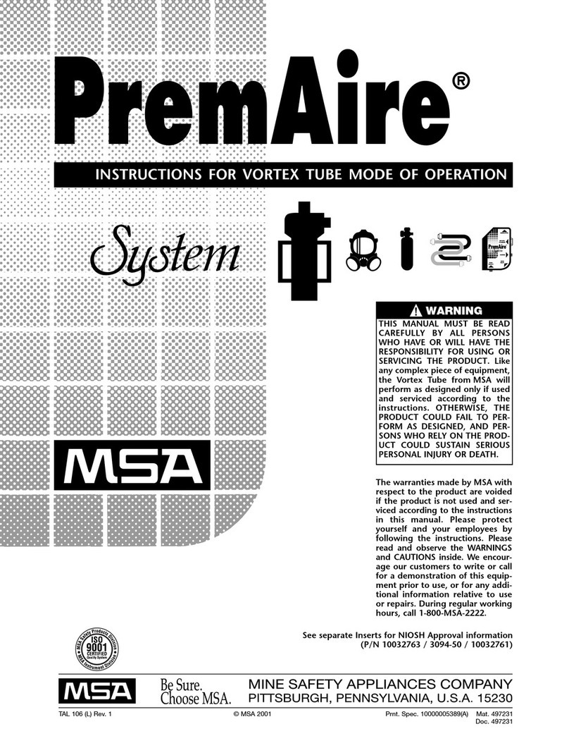 MSA PremAire System User manual MSA PremAire System User manual