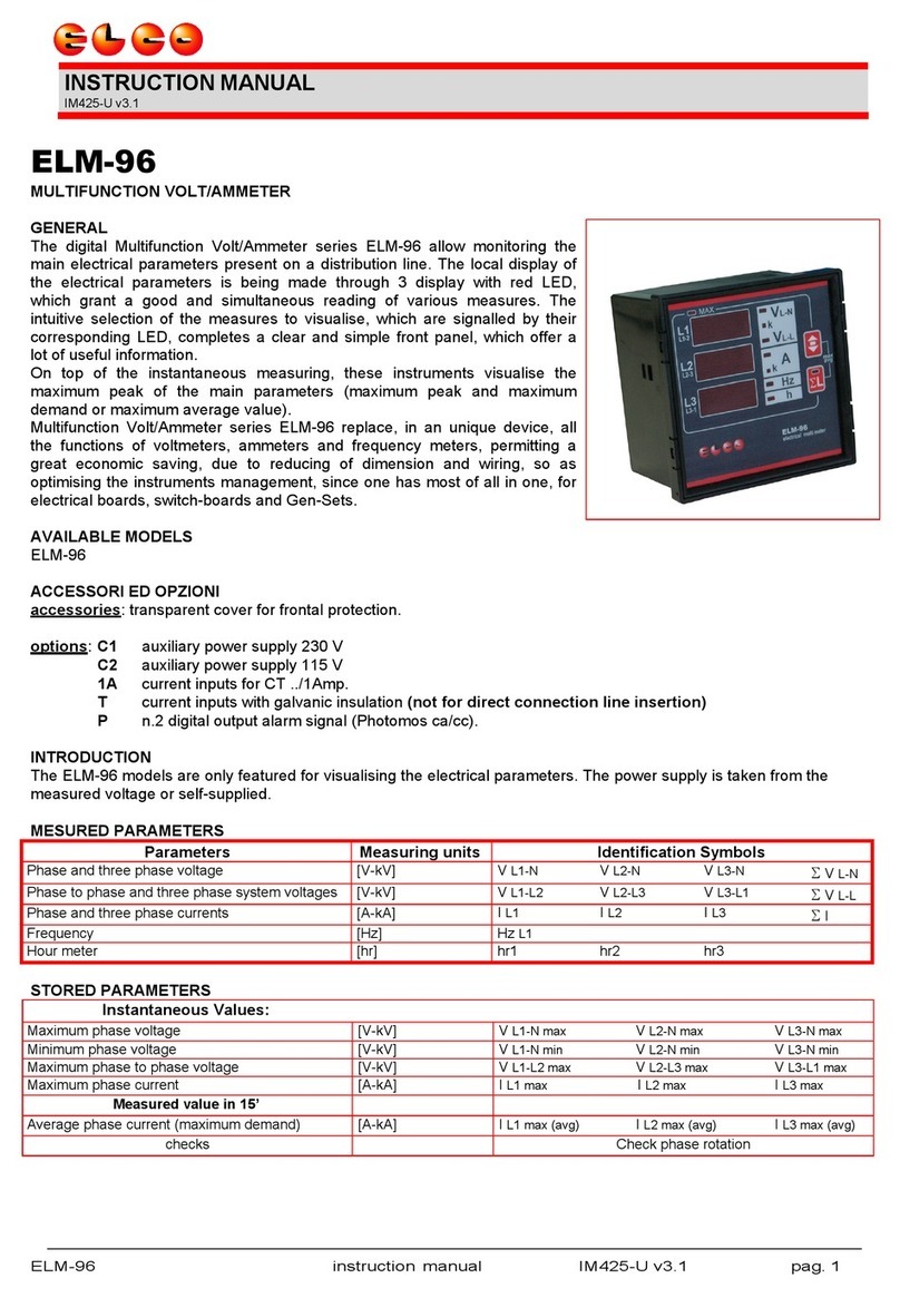 elco ELM-96 instruction manual