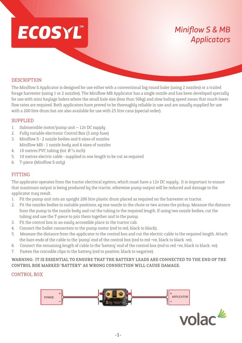 Volac ECOSYL Miniflow S manual