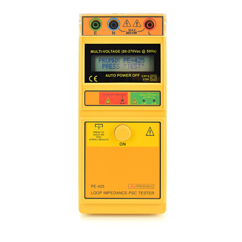 Promax PE-425 User manual