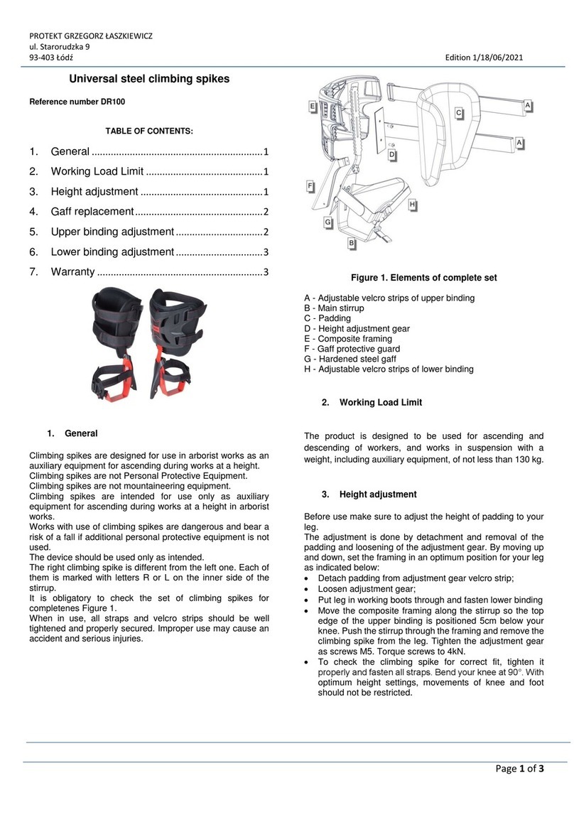 Protekt DR100 manual