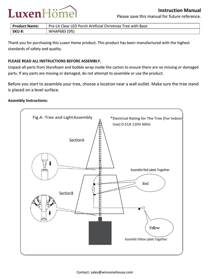 LuxenHome WHAP683 instruction manual LuxenHome WHAP683 instruction manual