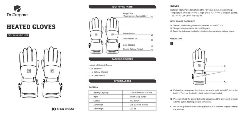 Dr.Prepare DHG-1BK01-US quick start guide