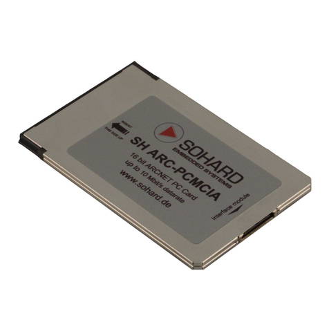 SOHARD SH ARC-PCMCIA User manual