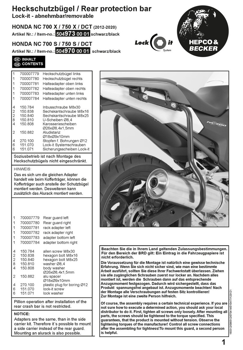 hepco & becker 504973 00 01 User manual